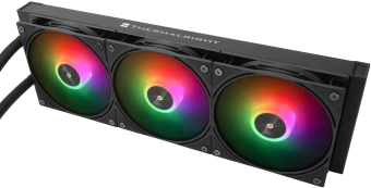 Система водяного охлаждения Thermalright Frozen Warframe 360 ARGB Soc-AM5/AM4/1200/1700/1851 черный 4-pin 29.8dB Al LCD Ret (F-WFRAME-360-BL-ARGB) - купить недорого с доставкой в интернет-магазине