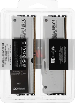 Память DDR5 2x32GB 5600MHz Kingston KF556C40BWAK2-64 Fury Beast RGB RTL Gaming PC5-44800 CL40 DIMM 288-pin 1.25В kit single rank с радиатором Ret - купить недорого с доставкой в интернет-магазине
