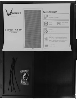Корпус Formula Air Power G5 DUO черный без БП ATX 5x120mm 3x140mm 1xUSB3.0 audio bott PSU - купить недорого с доставкой в интернет-магазине