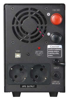 Источник бесперебойного питания Powercom Infinity INF-1500 1050Вт 1500ВА черный - купить недорого с доставкой в интернет-магазине
