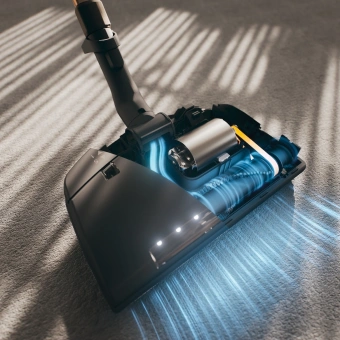 Пылесос Miele Complete C3 Parquet Marine blue PowerLine 890Вт синий/черный - купить недорого с доставкой в интернет-магазине