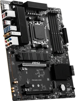 Материнская плата MSI PRO B650-S WIFI Socket AM5 AMD B650 4xDDR5 ATX AC`97 8ch(7.1) 2.5Gg RAID+HDMI+DP - купить недорого с доставкой в интернет-магазине