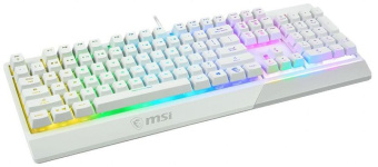 Клавиатура MSI Vigor GK30 белый USB for gamer LED - купить недорого с доставкой в интернет-магазине