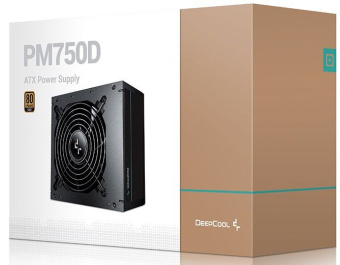 Блок питания Deepcool ATX 750W PM750D 80+ gold (20+4pin) APFC 120mm fan 6xSATA RTL - купить недорого с доставкой в интернет-магазине