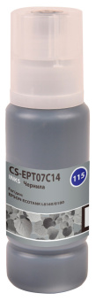 Чернила Cactus CS-EPT07C14 115BK черный пигментный70мл для Epson ECOTANK L8160/8180 - купить недорого с доставкой в интернет-магазине
