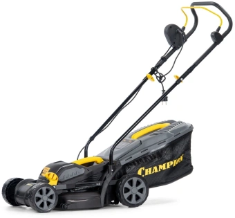 Газонокосилка роторная Champion EM3312 1200Вт - купить недорого с доставкой в интернет-магазине