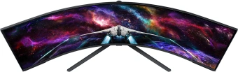 Монитор Samsung 57" Odyssey Neo G9 S57CG952NI черный VA LED 32:9 HDMI полуматовая HAS Piv 2500:1 420cd 178гр/178гр 7680x2160 240Hz FreeSync Premium Pro DP Dual UHD USB 19кг - купить недорого с доставкой в интернет-магазине