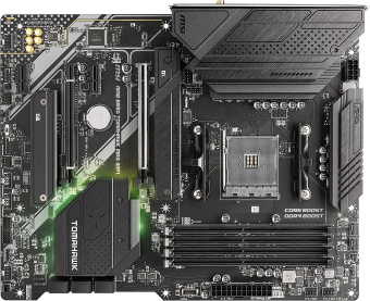 Материнская плата MSI MAG B550 TOMAHAWK MAX WIFI Soc-AM4 AMD B550 4xDDR4 ATX AC`97 8ch(7.1) 2.5Gg RAID+HDMI+DP - купить недорого с доставкой в интернет-магазине
