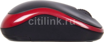 Мышь Logitech M185 черный/красный оптическая 1000dpi беспров. USB для ноутбука 2but (910-002633) - купить недорого с доставкой в интернет-магазине