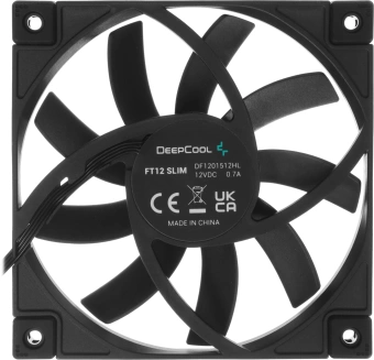 Вентилятор для корпуса Deepcool FT12 Slim 120х120x15 черный 4-pin 25.6дБ (R-FT12SLIM-BKWPN1-G) Ret - купить недорого с доставкой в интернет-магазине