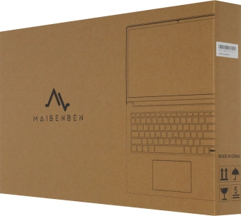 Ноутбук Maibenben M645 Ryzen 5 4600H 16Gb SSD512Gb AMD Radeon Graphics 16" IPS FHD+ (1920x1200) Linux blue WiFi BT Cam 3896mAh (M6451SF0LURE3) - купить недорого с доставкой в интернет-магазине