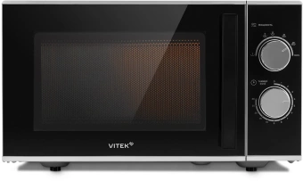 Микроволновая Печь Vitek VT-MW0823 23л. 900Вт серебристый/черный - купить недорого с доставкой в интернет-магазине