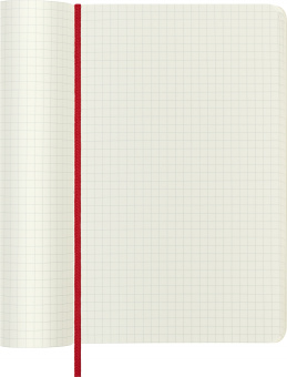 Блокнот Moleskine CLASSIC SOFT QP617F2 Large 130х210мм 192стр. клетка мягкая обложка красный - купить недорого с доставкой в интернет-магазине