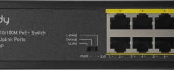 Коммутатор Cudy FS1010P (L2) 10x100Мбит/с 8PoE+ 120W неуправляемый - купить недорого с доставкой в интернет-магазине