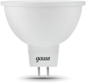 Лампа светодиодная Gauss Black 7Вт цок.:GU5.3 рефлек. 220B св.свеч.бел.теп. MR16 (упак.:10шт) (101505107) - купить недорого с доставкой в интернет-магазине