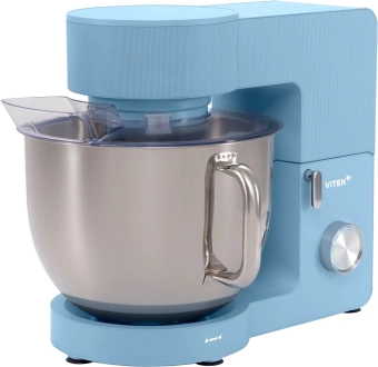 Миксер планетарный Vitek VT-PM0555 2200Вт голубой - купить недорого с доставкой в интернет-магазине