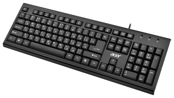 Клавиатура Acer OKW120 черный USB - купить недорого с доставкой в интернет-магазине