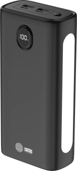Мобильный аккумулятор Cactus CS-PBFSJA-30000 30000mAh 4.5A 2xUSB-A/USB-C черный - купить недорого с доставкой в интернет-магазине