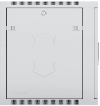 Шкаф коммутационный Cabeus (SH-05F-9U60/45) настенный 9U 600x450мм пер.дв.стекл 60кг серый 390мм 501мм IP20 сталь - купить недорого с доставкой в интернет-магазине