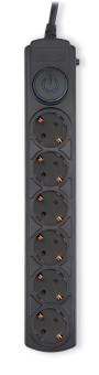Сетевой фильтр Ippon BK-6-EU-3-16-B 3м (6 розеток) черный (коробка) - купить недорого с доставкой в интернет-магазине