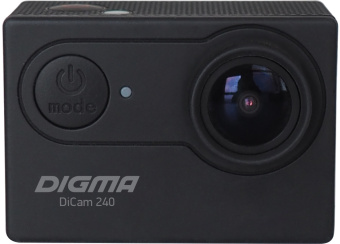 Экшн-камера Digma DiCam 240 черный - купить недорого с доставкой в интернет-магазине