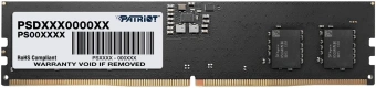 Память DDR5 8GB 5200MHz Patriot PSD58G520081 Signature Line RTL PC5-41600 CL42 DIMM 288-pin 1.1В single rank Ret - купить недорого с доставкой в интернет-магазине