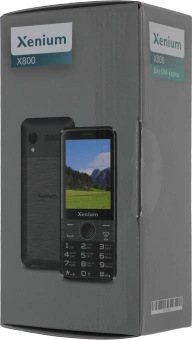 Мобильный телефон Xenium X800 черный моноблок 2Sim 2.8" 240x320 Spreadtrum ThreadX RTOS 0.3Mpix GSM900/1800 MP3 FM microSD max32Gb - купить недорого с доставкой в интернет-магазине