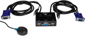 Переключатель Origo OKVM221 (OKVM221/A1A) 2-портовый KVM-переключатель с портами VGA и USB - купить недорого с доставкой в интернет-магазине