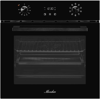 Духовой шкаф Электрический Monsher MOE 6092 черный - купить недорого с доставкой в интернет-магазине