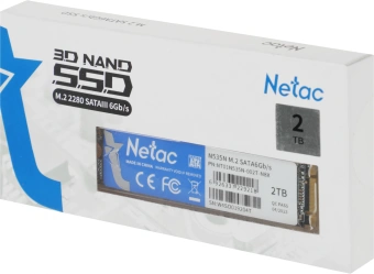 Накопитель SSD Netac SATA-III 2TB NT01N535N-002T-N8X N535N M.2 2280 - купить недорого с доставкой в интернет-магазине