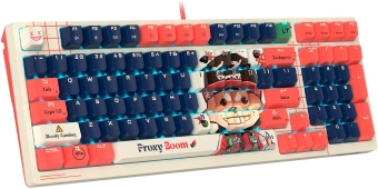 Клавиатура A4Tech Bloody AT98 Proxy Boom механическая бежевый/красный USB for gamer LED (AT98) - купить недорого с доставкой в интернет-магазине