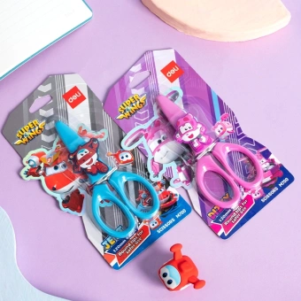 Ножницы Deli EM700 детские 130мм ручки пластиковые симмет. сталь ассорти - купить недорого с доставкой в интернет-магазине