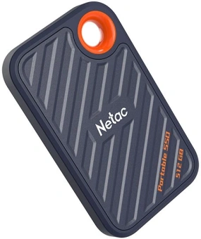 Накопитель SSD Netac USB-C 512GB NT01ZX20-512G-32BL ZX20 2.5" синий - купить недорого с доставкой в интернет-магазине