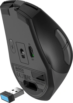 Мышь A4Tech Fstyler FG35CS Plus серый оптическая 3200dpi silent беспров. USB 6but - купить недорого с доставкой в интернет-магазине