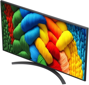 Телевизор LED LG 50" 50NANO81A6A.ARUG черный 4K Ultra HD 60Hz DVB-T DVB-T2 DVB-C DVB-S DVB-S2 USB WiFi Smart TV - купить недорого с доставкой в интернет-магазине