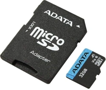 Флеш карта microSDXC 32GB A-Data AUSDH32GUICL10A1-RA1 Premier Pro + adapter - купить недорого с доставкой в интернет-магазине