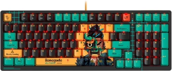 Клавиатура A4Tech AT98 Renegade черный/зеленый USB for gamer LED (AT98) кабель 1.8м - купить недорого с доставкой в интернет-магазине