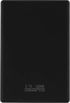 Накопитель SSD Netac USB-C 120GB NT01Z7S-120G-32BK Z7S 2.5" черный - купить недорого с доставкой в интернет-магазине