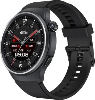 Смарт-часы Black Shark BS-W2404 (A3) AMOLED корп.черный рем.черный (1746935) - цена, купить или заказать с доставкой в интернет-магазине Смарт-часы Black Shark BS-W2404 (A3) AMOLED корп.черный рем.черный (1746935) - купить недорого с доставкой в интернет-магазине