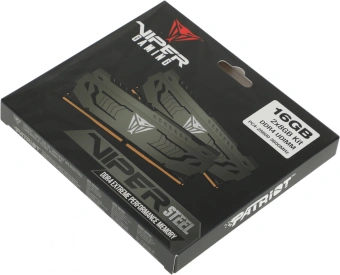 Память DDR4 2x8Gb 3600MHz Patriot PVS416G360C7K Viper Steel RTL Gaming PC4-28800 CL17 DIMM 288-pin 1.35В dual rank с радиатором Ret - купить недорого с доставкой в интернет-магазине