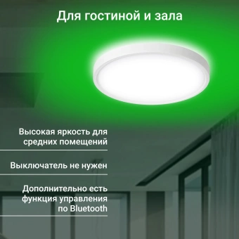 Умный светильник Digma TopLight TL40 потолоч. белый (TL40) - купить недорого с доставкой в интернет-магазине