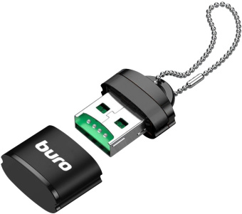 Устройство чтения карт памяти USB2.0 Buro BU-CR-200 черный - купить недорого с доставкой в интернет-магазине