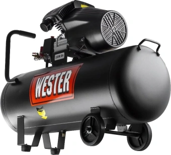 Компрессор поршневой Wester WK2200/100PRO масляный 330л/мин 100л 2200Вт - купить недорого с доставкой в интернет-магазине