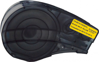 Картридж ленточный Cactus CS-M210-750595YL M210-750-595-YL черный на желтом 19.1x6.4 для Brady M210/M211/M210-LAB - купить недорого с доставкой в интернет-магазине
