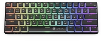 Клавиатура Оклик K763W механическая черный USB беспроводная BT/Radio Multimedia for gamer LED (1920548) кабель 1.5м - купить недорого с доставкой в интернет-магазине