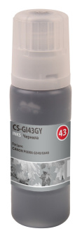 Чернила Cactus CS-GI43GY GI-43 серый60мл для Canon Pixma G640/G540 - купить недорого с доставкой в интернет-магазине