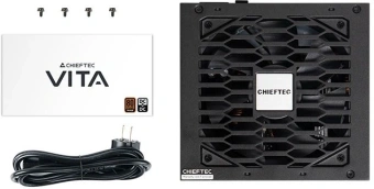 Блок питания Chieftec ATX 650W Vita BPX-650-S Gen.5 Half mod 80+ bronze (20+4pin) APFC 120mm fan 6xSATA RTL - купить недорого с доставкой в интернет-магазине