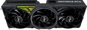 Видеокарта Palit PCI-E 5.0 PA-RTX5080 GAMINGPRO OC V1 NVIDIA GeForce RTX 5080 16Gb 256bit GDDR7 2295/30000 HDMIx1 DPx3 HDCP Ret - купить недорого с доставкой в интернет-магазине