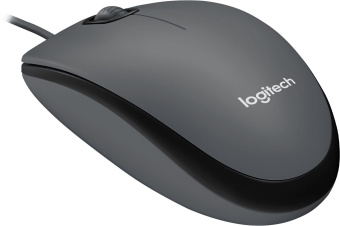 Мышь Logitech M90 черный оптическая (1000dpi) USB (2but) - купить недорого с доставкой в интернет-магазине