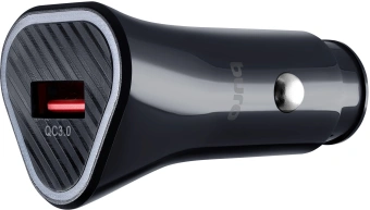 Автомобильное зар./устр. Buro BUCL1 18W 3A (QC) USB-A универсальное черный (BUCL18P100BK) - купить недорого с доставкой в интернет-магазине